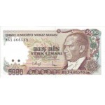 Turquia 5000 Lire 1990 